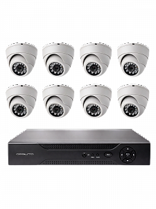 Орбита OT-VNK02 AHD комплект видеонаблюдения (8 камер, 1080N)